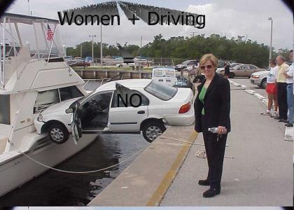 women drivers = NO