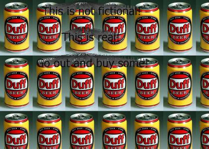 Duff beer actually exists!!!!!!