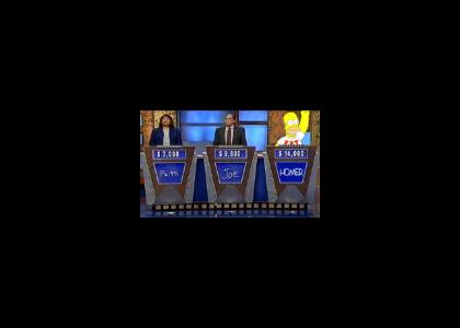 Your NEW Jeopardy Champion...HOMER!