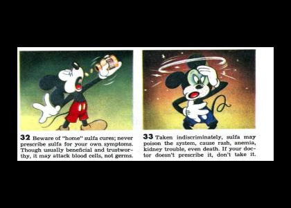 Mickey Mouse Did Not Take Advice And All He Got Was Sulphur Effects