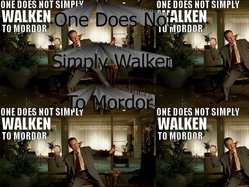 letswalkentomordor