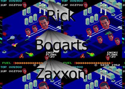 Rick would let NO-ONE play his zaxxon game