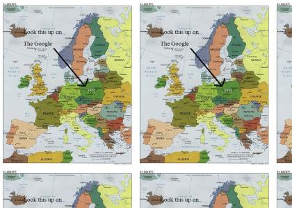 George Bush's Map Of Europe