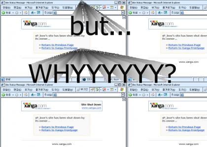 XANGA DOT COM SHUT DOWN