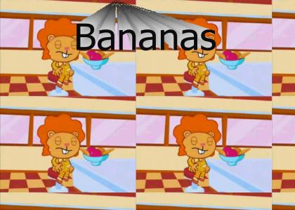 Disco Bear Loves Bananas OMG