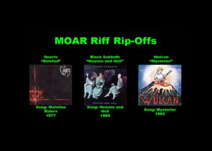 More riff rip-offs 6: Quartz vs Black Sabbath vs Wulcan