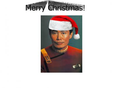 Sulu Sings the Christmas Song