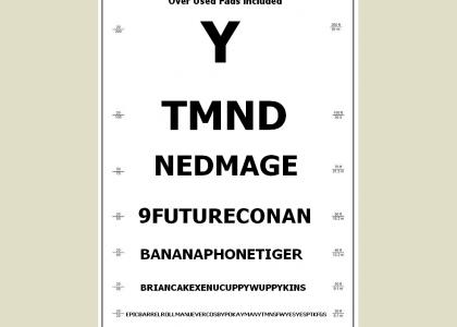 YTMND eyechart