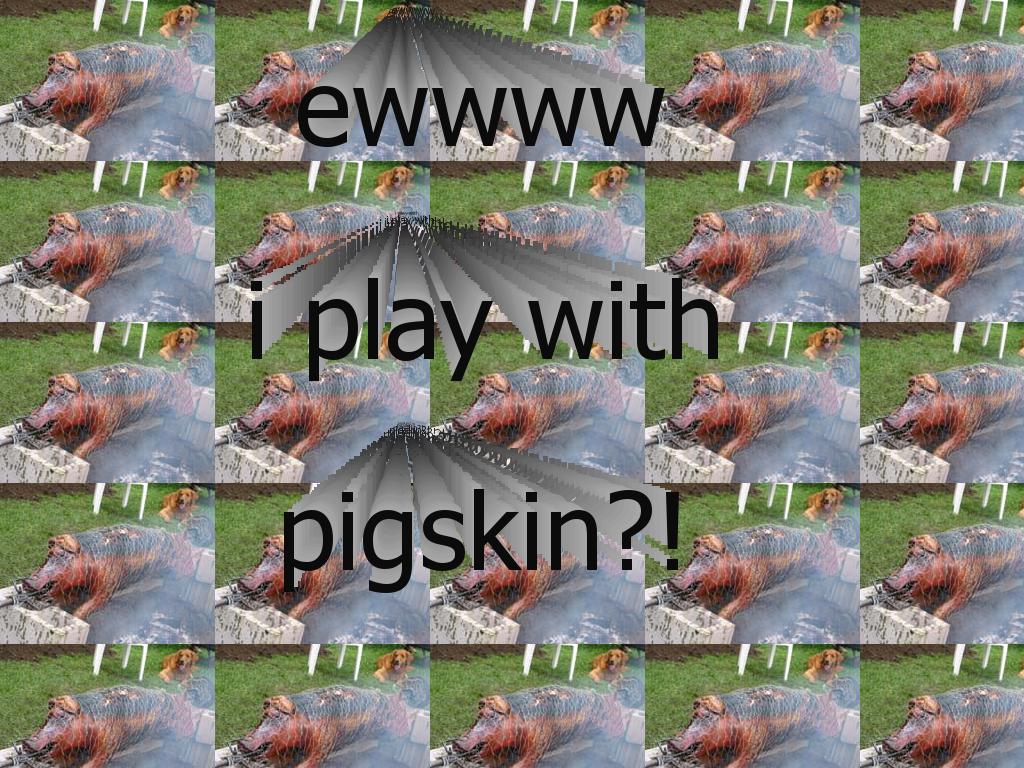 pigskin