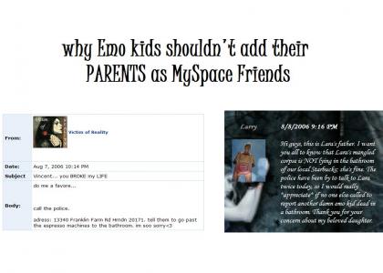 Why Parents Make Bad MySpace Pals