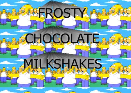 LET'S ALL GO OUT FOR SOME FROSTY CHOCOLATE MILKSHAKES!