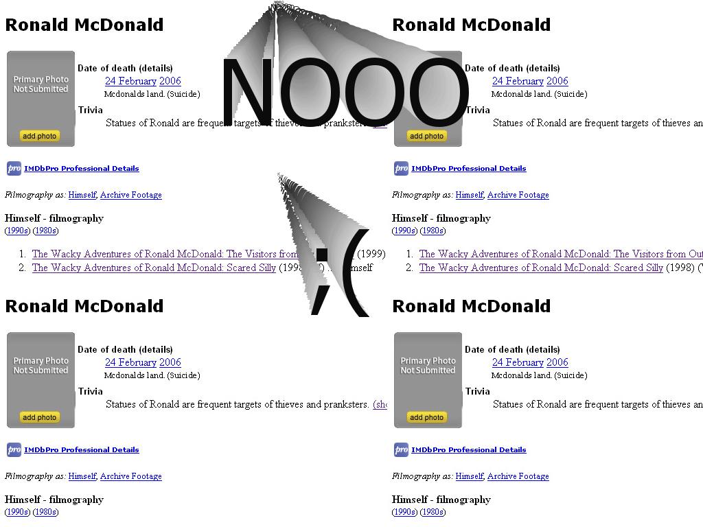 ronaldmcdonaldimdb