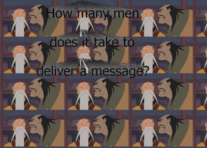 How many men does it take to deliver a message?