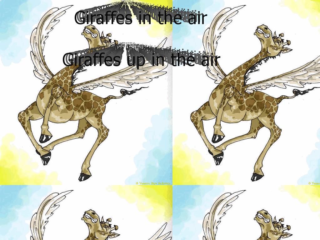 giraffesintheair