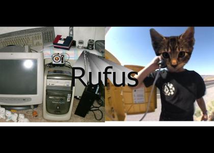 Rufus tells a computer he's going to vegas