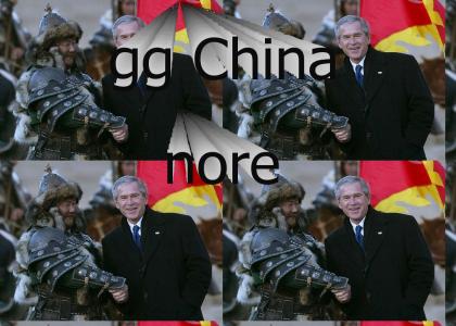 Bush allies with the Mongolians