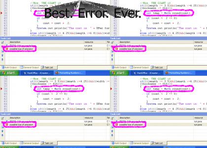 Best Compiler Error Ever