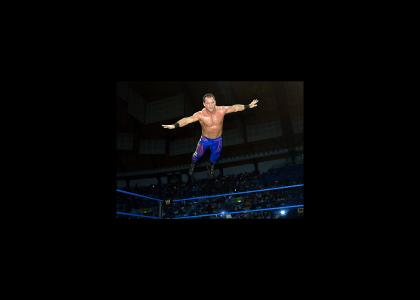 Chris Benoit Believes he can fly!