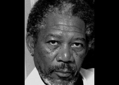 Morgan Freeman stares into your soul