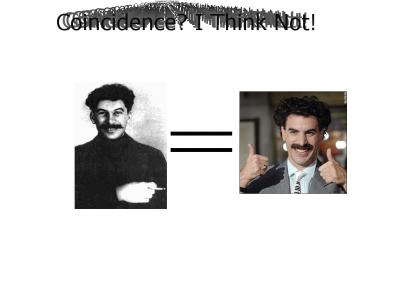 Young Stalin and Borat seperated at birth?