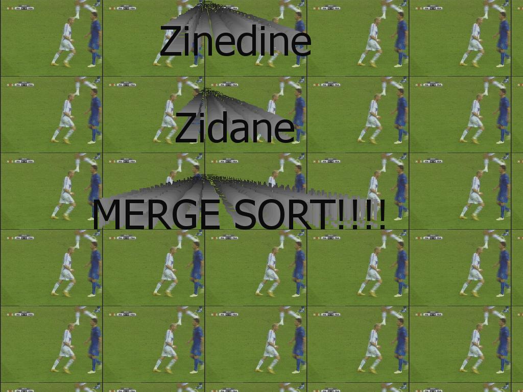 zinedinemergesort