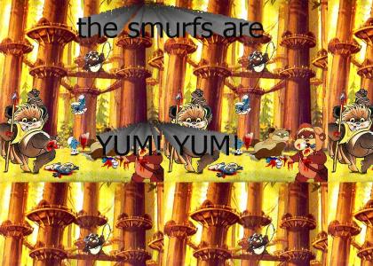 Ewoks vs. Smurfs