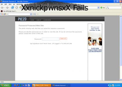 XxnickpwnsxX Fails at hacking