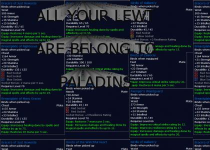 ALL YOUR LEWT ARE BELONG TO PALADINS
