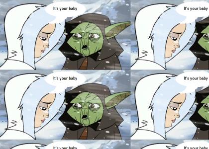 Padme gives Yoda shocking news