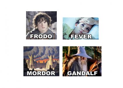 Frodo Fever Mordor Gandalf