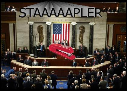 STAPLERTMND: Stapler addresses Congress