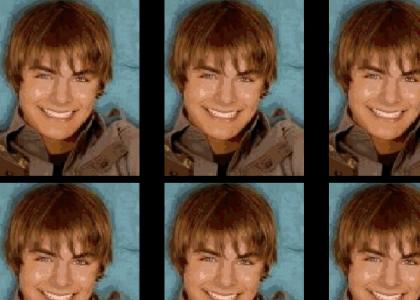 zac efron doesn't change facial expressions