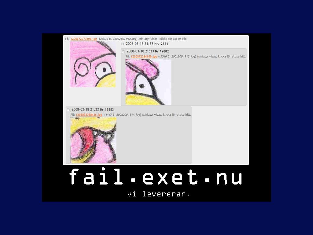 Exetfails