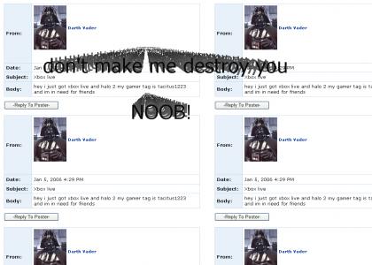 Darth Vader gets Xbox live