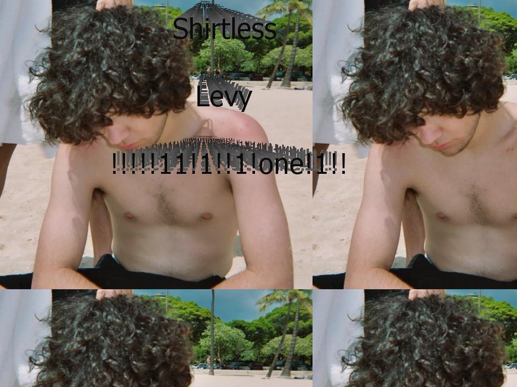 shirtlesslevy