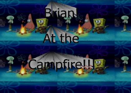 Brian! At the campfire