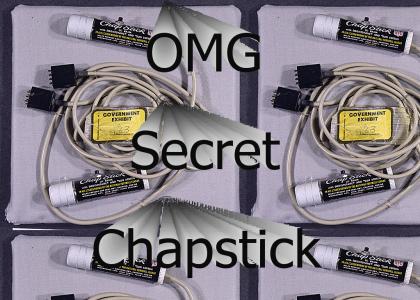 OMG, Secret Chapstick Microphone!