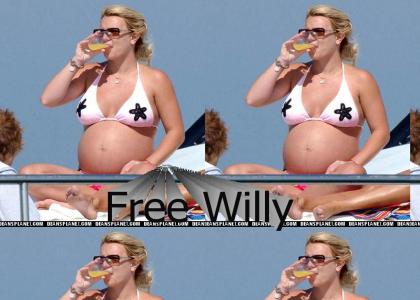 Britney is a beached Whale