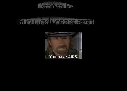 Chuck Norris message to gay's