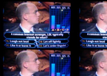 lol, Quiz Show Question!