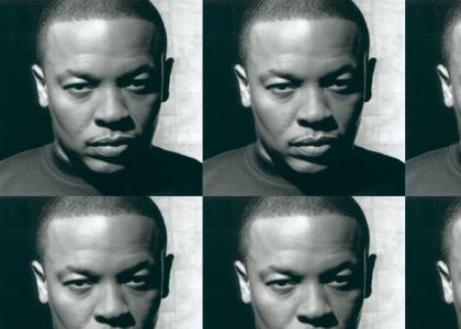 Dr. Dre stares into your soul.
