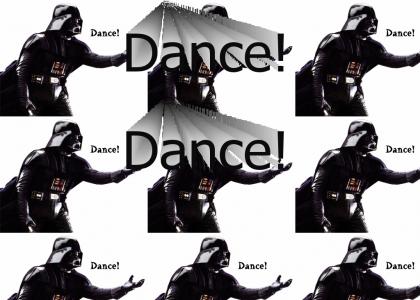 Darth Vader loves to dance, dance!