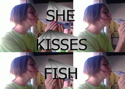 THIS GIRL KISSES FISH