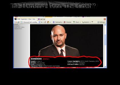 WWE.com Fails At Sandman Profile
