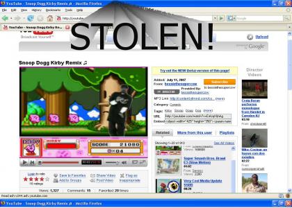 Youtube steals Snoop/Kirby