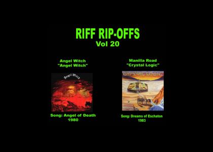 Riff Rip-Offs Vol 20 (Angel Witch v. Manilla Road)