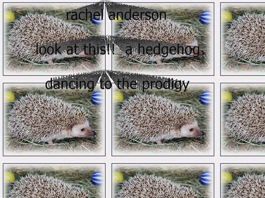 rachelbelievesindancingheadgehogs