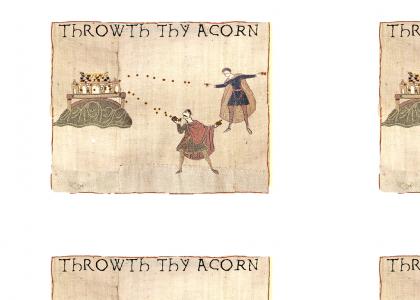 Medieval Acorn Throwing