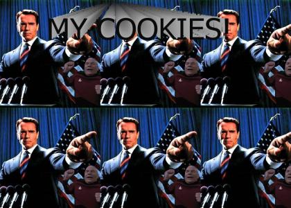 Picard steals cookies