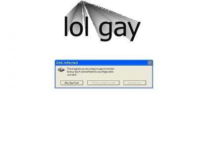 Gay Error Message